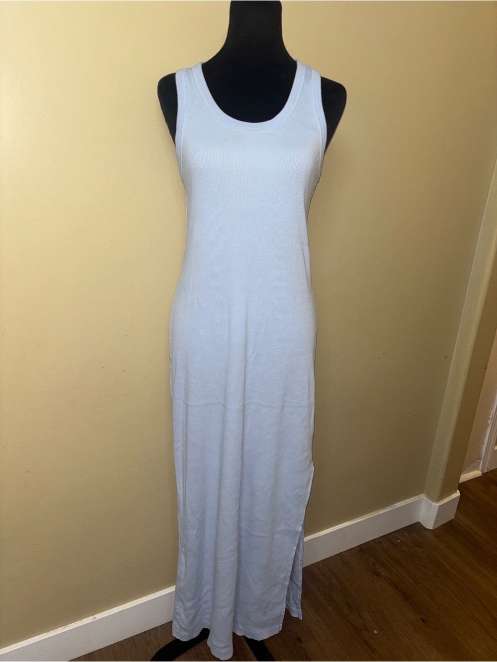 Universal Thread Baby blue Bodycon Rib-Knit Maxi Dress